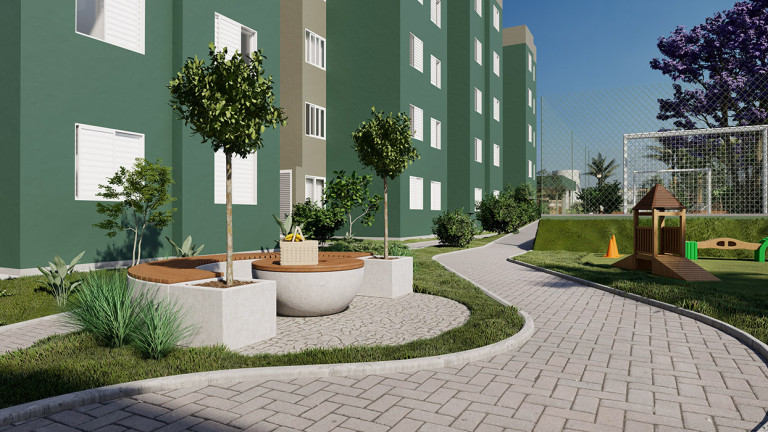 Imagem Apartamento com 2 Quartos à Venda, 44 m² em Residencial Cosmos - Campinas