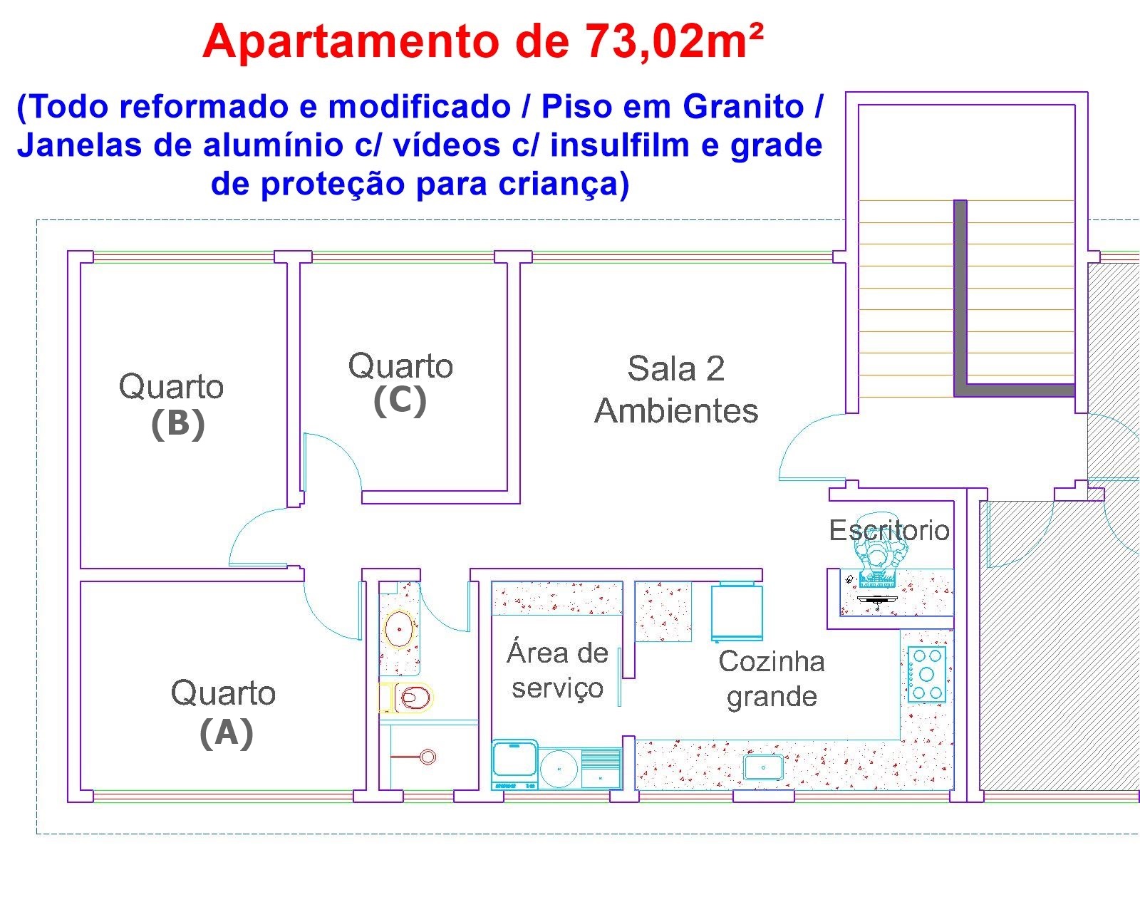 Imagem Apartamento com 3 Quartos à Venda, 73 m²em Coqueiral de Itaparica - Vila Velha Imagem Apartamento com 3 Quartos à Venda, 73 m²em Coqueiral de Itaparica - Vila Velha