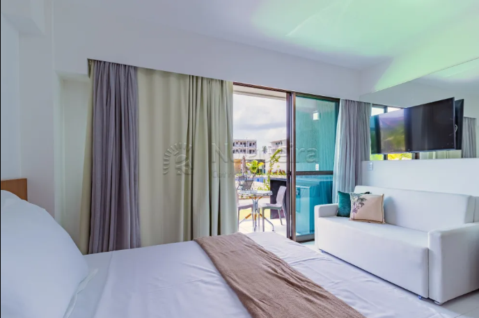 Imagem Flat com 1 Quarto à Venda, 28 m²em Muro Alto - Ipojuca