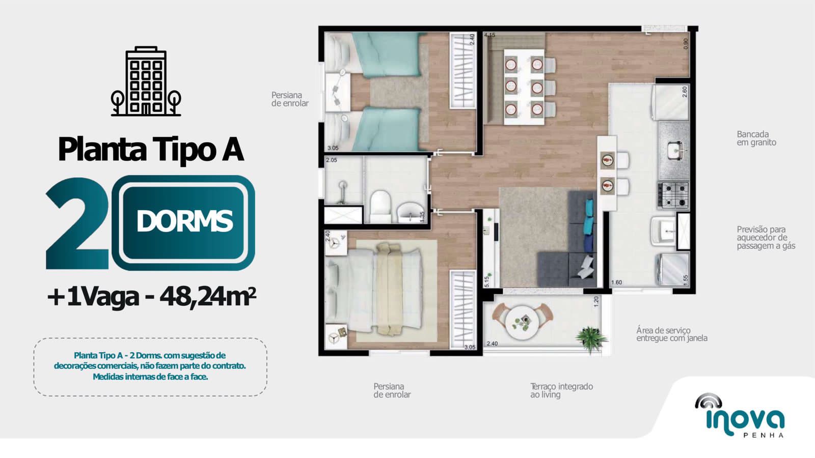Imagem Apartamento com 2 Quartos à Venda, 48 m²em Penha de França - São Paulo