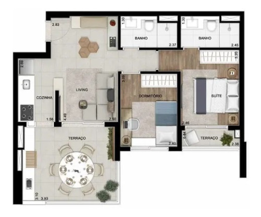 Imagem Apartamento com 2 Quartos à Venda, 65 m² em Tatuapé - São Paulo Imagem Apartamento com 2 Quartos à Venda, 65 m² em Tatuapé - São Paulo