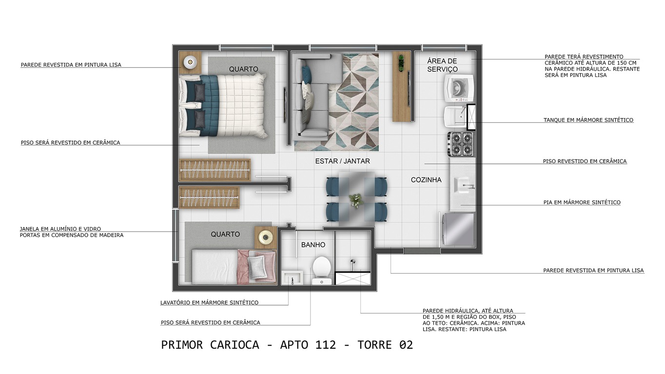 Imagem Apartamento com 2 Quartos à Venda, 41 m² em Inhaúma - Rio de Janeiro Imagem Apartamento com 2 Quartos à Venda, 41 m² em Inhaúma - Rio de Janeiro