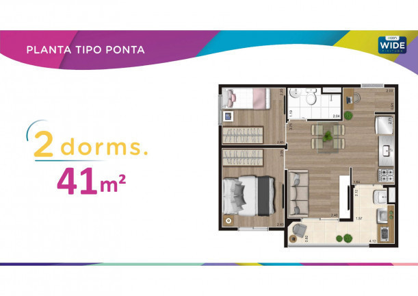 Imagem Apartamento com 2 Quartos à Venda, 41 m² em Vila Pirituba - São Paulo