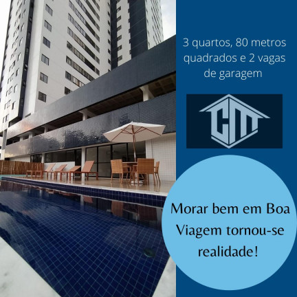 Imagem Apartamento com 3 Quartos à Venda, 80 m² em Boa Viagem - Recife Imagem Apartamento com 3 Quartos à Venda, 80 m² em Boa Viagem - Recife