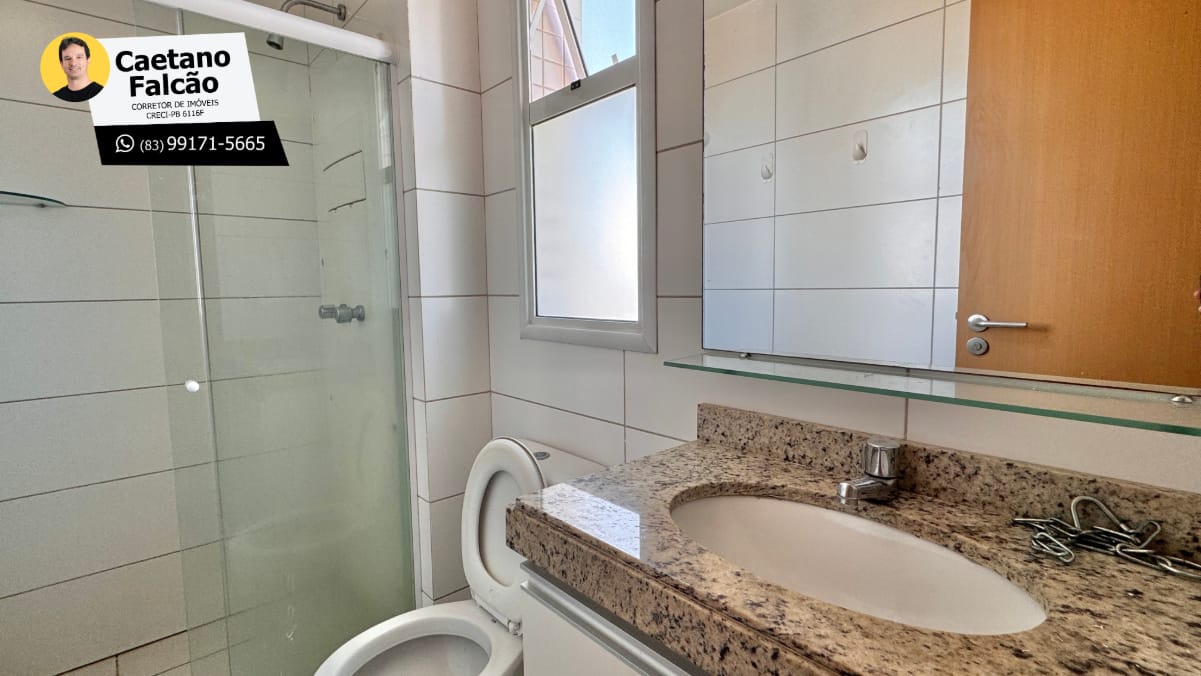 Imagem Apartamento com 3 Quartos para Alugar, 85 m² em Brisamar - João Pessoa