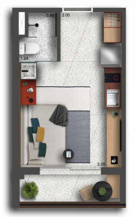 Imagem Apartamento com 1 Quarto à Venda, em Paraíso - São Paulo Imagem Apartamento com 1 Quarto à Venda, em Paraíso - São Paulo