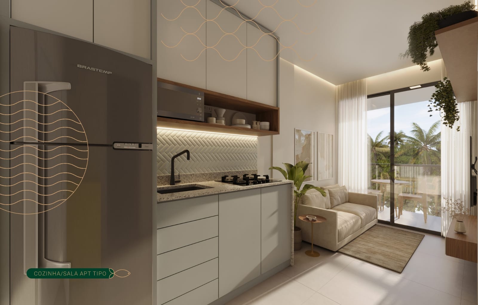Imagem Apartamento com 1 Quarto à Venda, 29 m² em Centro - Tamandaré