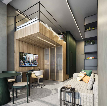 Imagem Apartamento com 1 Quarto à Venda, 26 m² em Moema - São Paulo