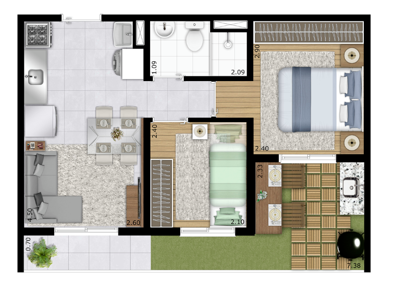 Imagem Apartamento com 1 Quarto à Venda, 31 m²em Socorro - São Paulo Imagem Apartamento com 1 Quarto à Venda, 31 m²em Socorro - São Paulo