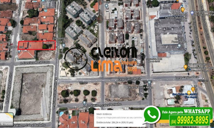 Terreno à Venda, 900 m² em Capim Macio - Natal
