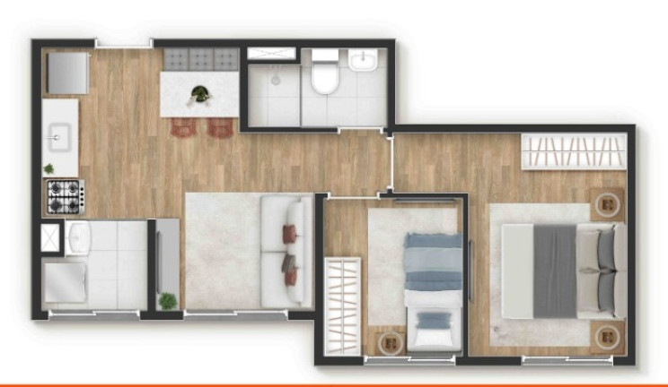 Imagem Apartamento com 2 Quartos à Venda, 40 m² em Jurubatuba - São Paulo