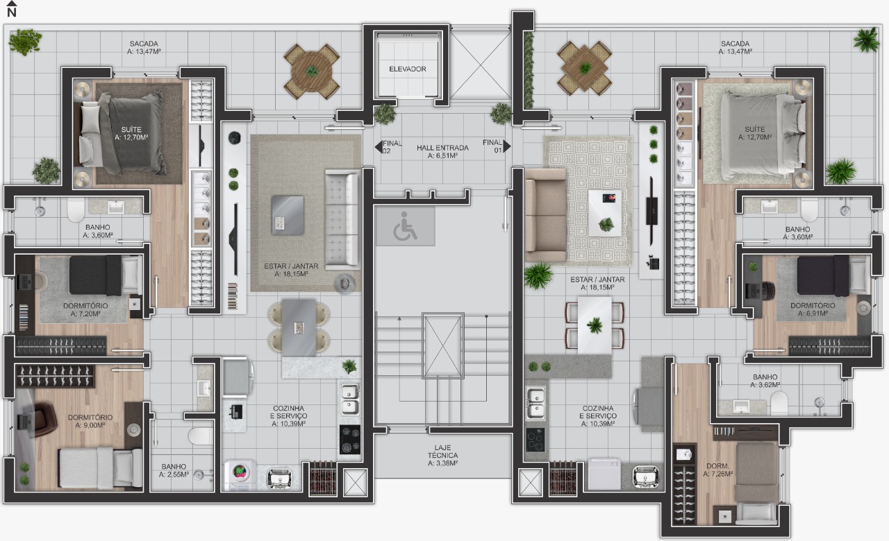 Imagem Apartamento com 3 Quartos à Venda, 81 m²em Pio X - Caxias do Sul Imagem Apartamento com 3 Quartos à Venda, 81 m²em Pio X - Caxias do Sul