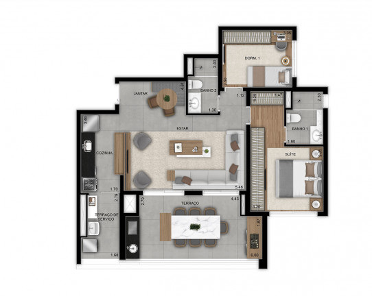 Imagem Apartamento com 3 Quartos à Venda, 90 m² em Butantã - São Paulo Imagem Apartamento com 3 Quartos à Venda, 90 m² em Butantã - São Paulo