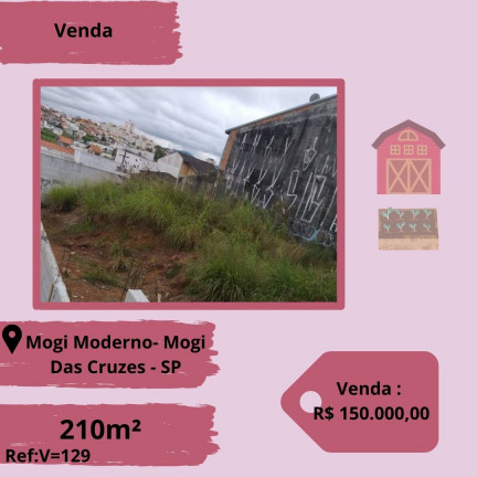 Imagem Terreno à Venda, 210 m² em Mogi Moderno - Mogi das Cruzes Imagem Terreno à Venda, 210 m² em Mogi Moderno - Mogi das Cruzes