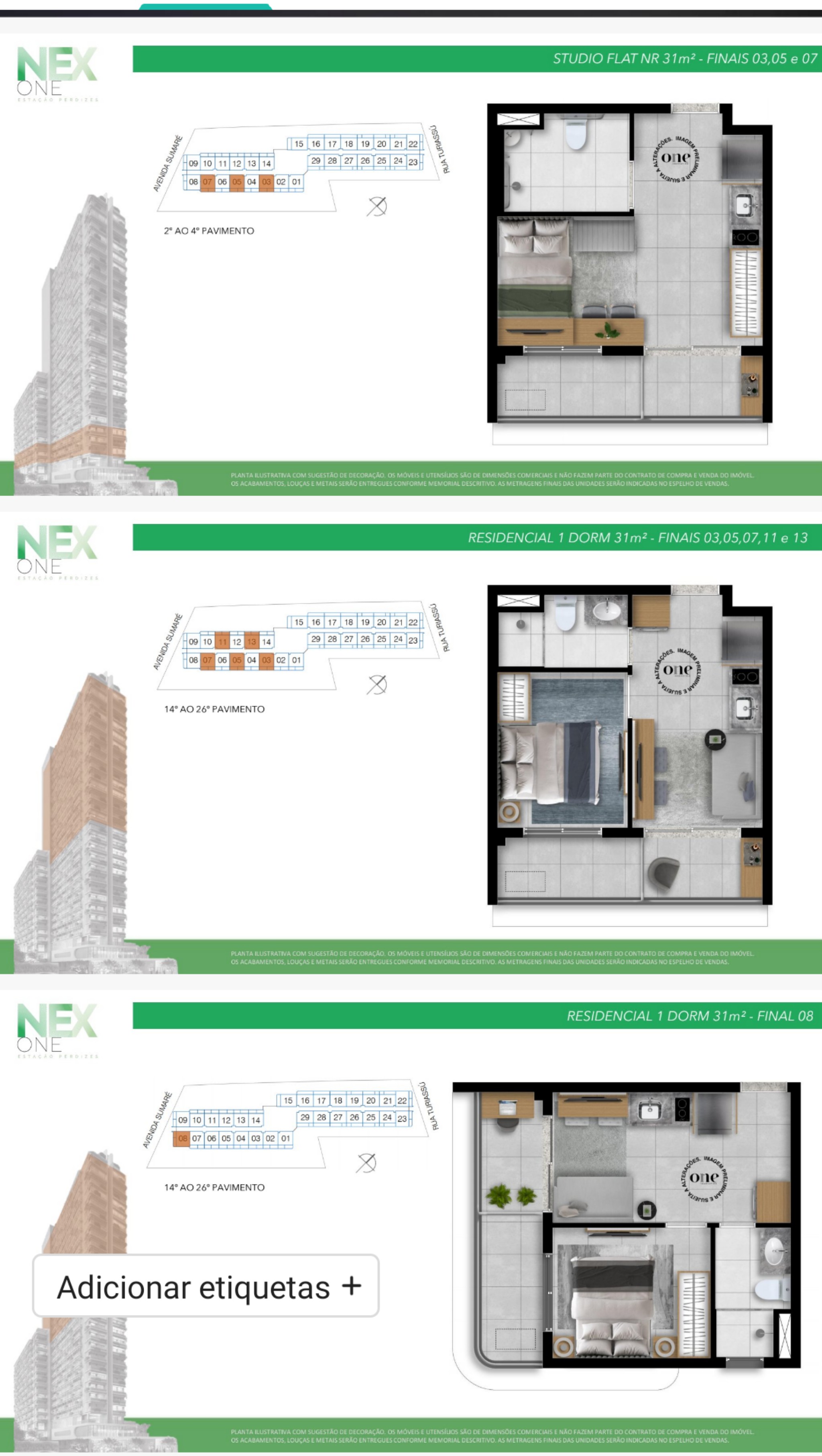 Imóvel com 1 Quarto à Venda, 30 m²em Perdizes - São Paulo