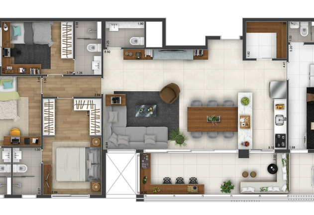Imagem Apartamento com 3 Quartos à Venda, 140 m² em Vila Clementino - São Paulo