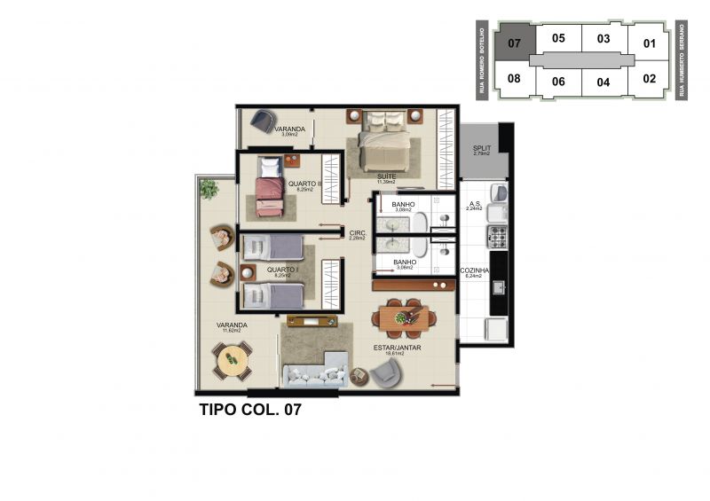 Imagem Apartamento com 3 Quartos à Venda, 92 m² em Praia da Costa - Vila Velha Imagem Apartamento com 3 Quartos à Venda, 92 m² em Praia da Costa - Vila Velha