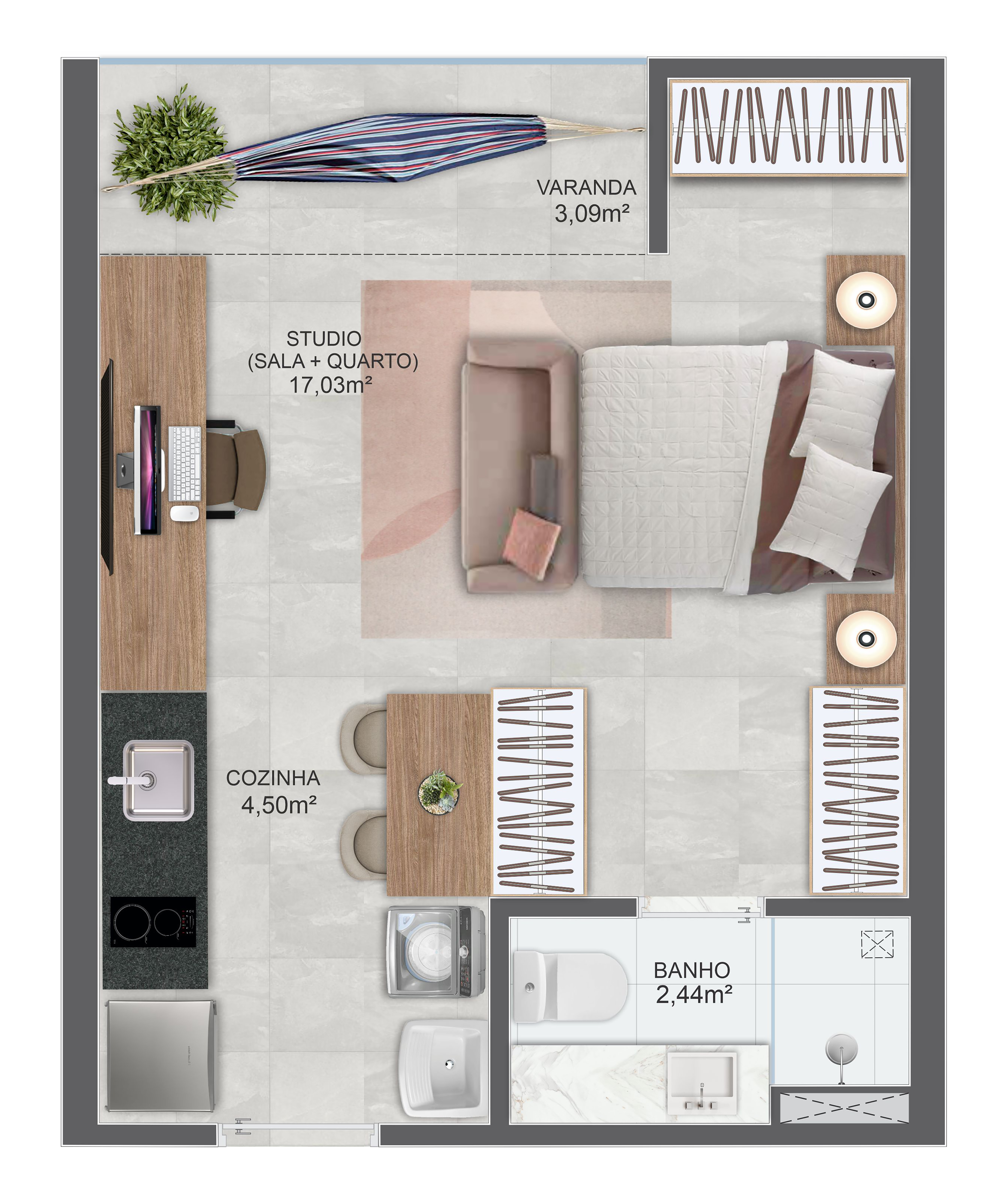 Imagem Apartamento com 2 Quartos à Venda, 60 m² em Praia da Costa - Vila Velha