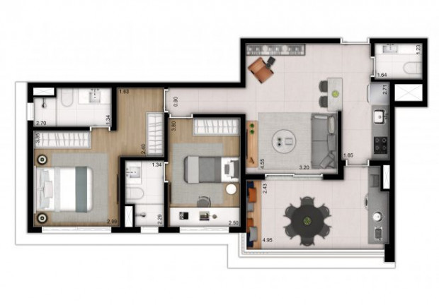Imagem Apartamento com 1 Quarto à Venda,  em Vila Clementino - São Paulo