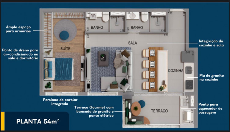 Imagem Apartamento com 2 Quartos à Venda, 69 m² em Jardim Esperança - Barueri Imagem Apartamento com 2 Quartos à Venda, 69 m² em Jardim Esperança - Barueri