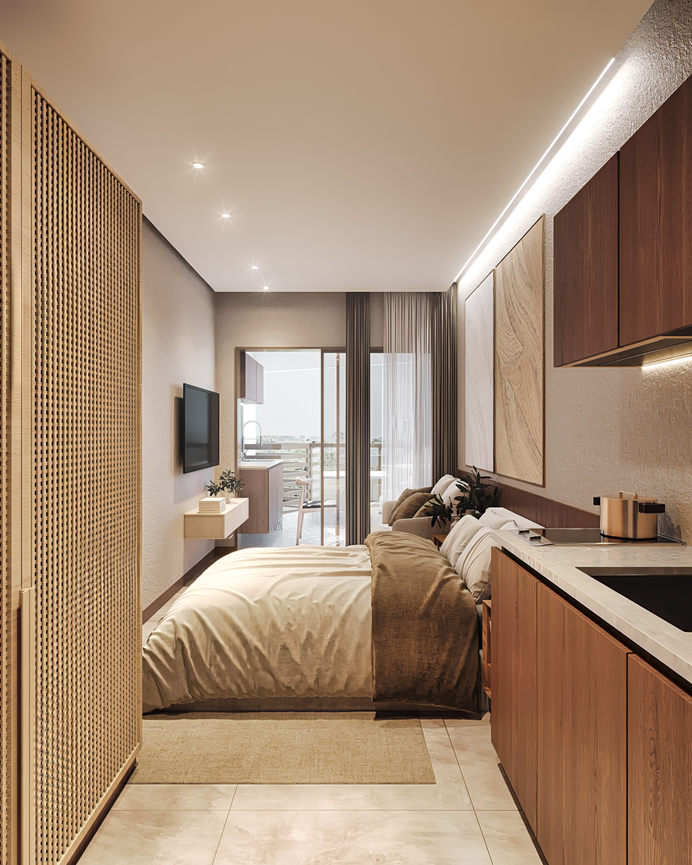 Imagem Apartamento com 1 Quarto à Venda, 25 m² em Praia dos Carneiros - Tamandaré