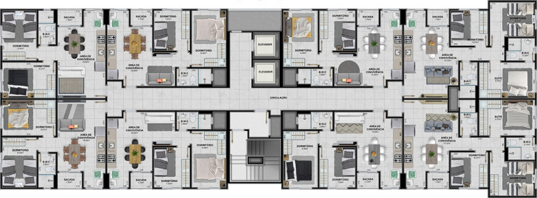 Imagem Apartamento com 3 Quartos à Venda, 79 m²em Linha Batista - Criciúma Imagem Apartamento com 3 Quartos à Venda, 79 m²em Linha Batista - Criciúma
