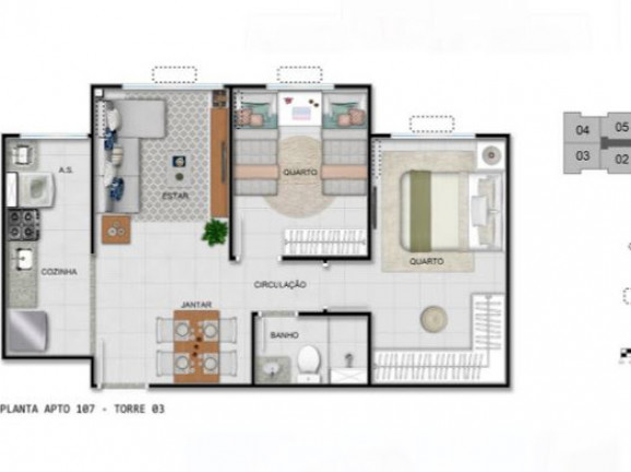 Imagem Apartamento com 2 Quartos à Venda, 46 m² em Encantado - Rio De Janeiro Imagem Apartamento com 2 Quartos à Venda, 46 m² em Encantado - Rio De Janeiro