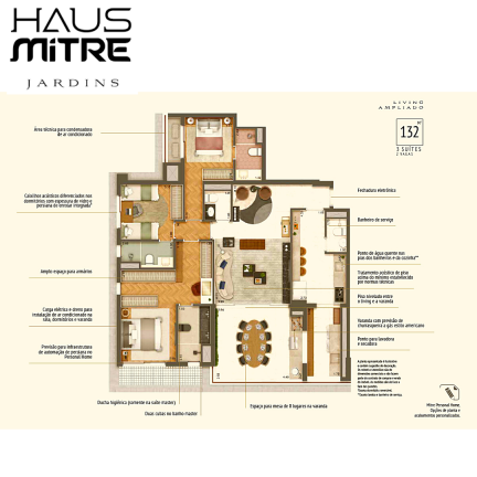 Imagem Apartamento com 3 Quartos à Venda, 132 m² em Bela Vista - São Paulo Imagem Apartamento com 3 Quartos à Venda, 132 m² em Bela Vista - São Paulo