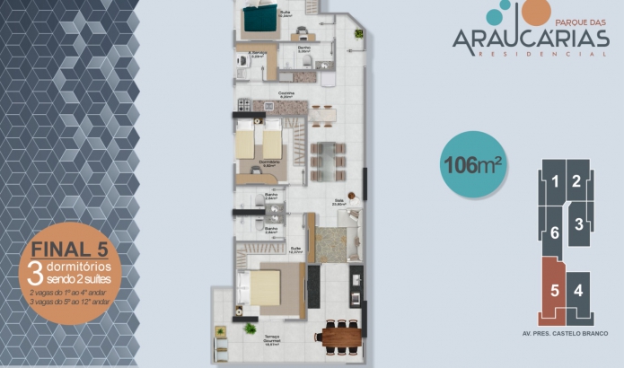Imagem Apartamento com 2 Quartos à Venda, 86 m²em Real - Praia Grande Imagem Apartamento com 2 Quartos à Venda, 86 m²em Real - Praia Grande
