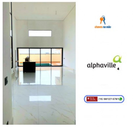 Imagem Casa de Condomínio com 3 Quartos à Venda, 310 m² em Alphaville Nova Esplanada - Votorantim