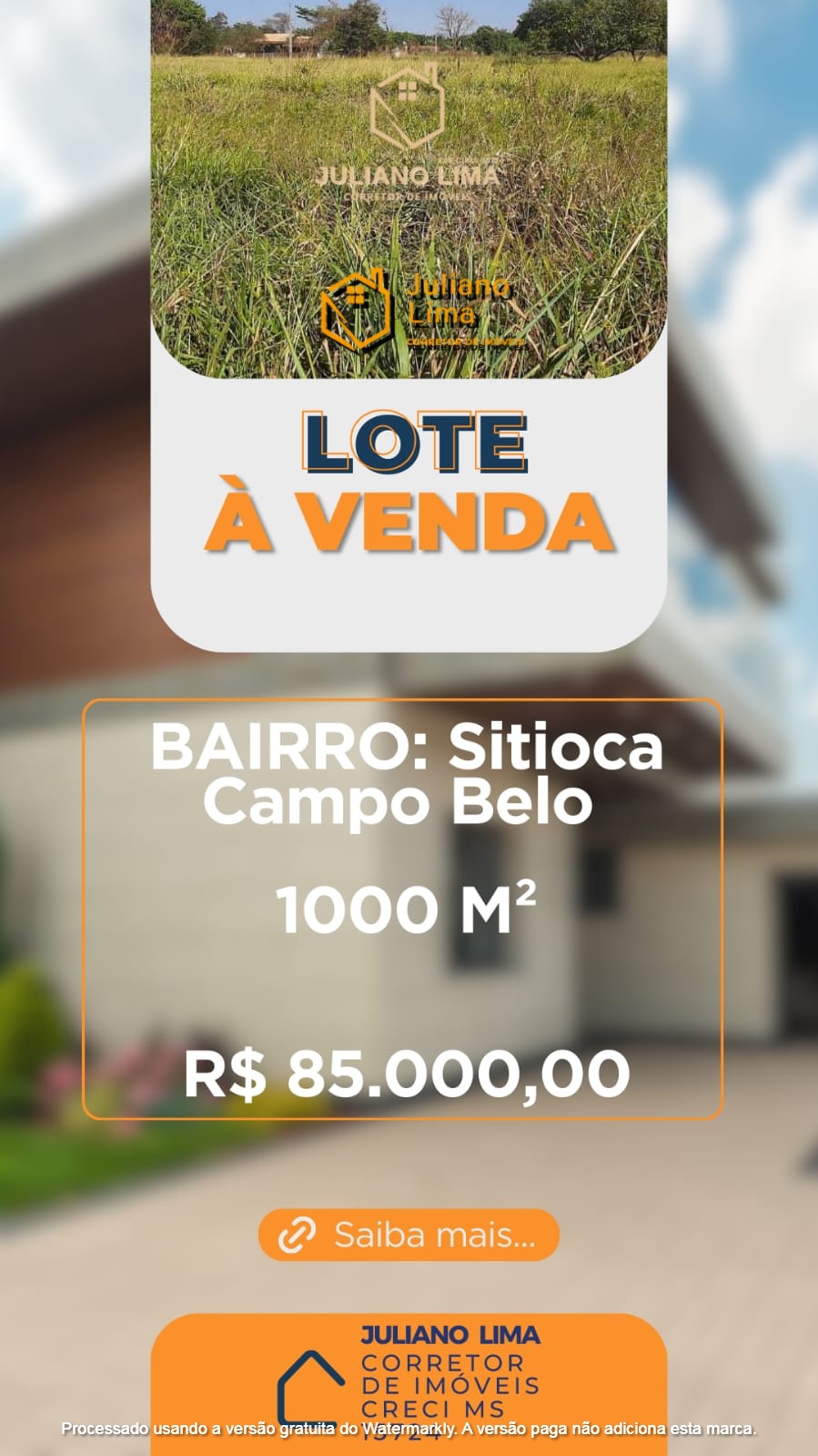 Imagem Terreno à Venda, 1 m²em Campo Belo III - Dourados