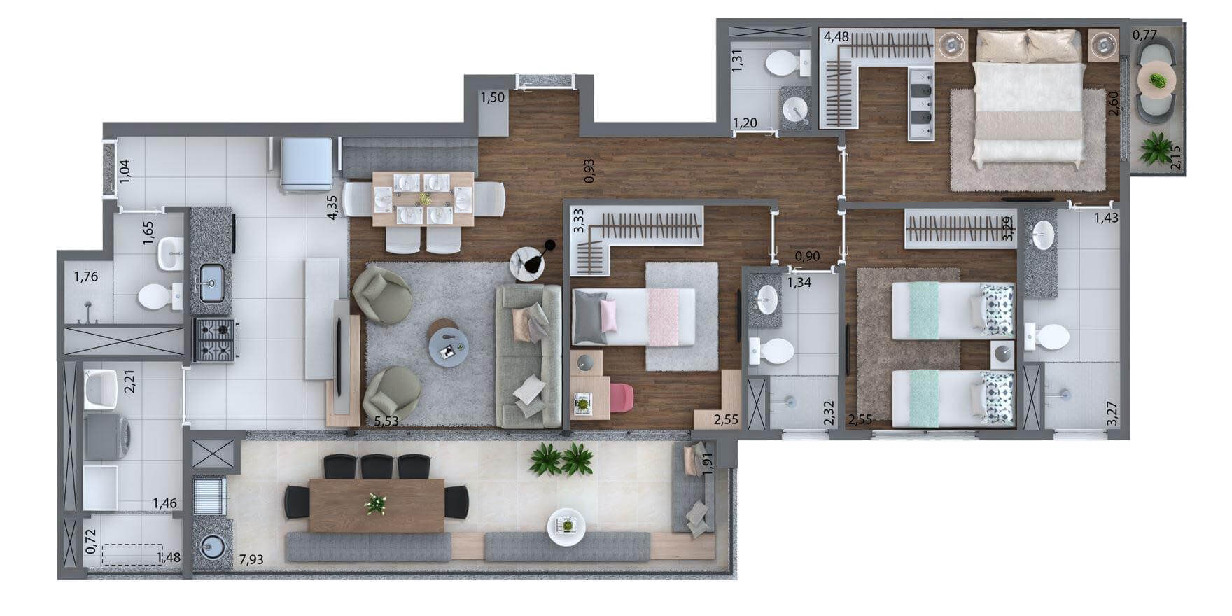 Imagem Apartamento com 3 Quartos à Venda, 106 m²em Tatuapé - São Paulo Imagem Apartamento com 3 Quartos à Venda, 106 m²em Tatuapé - São Paulo