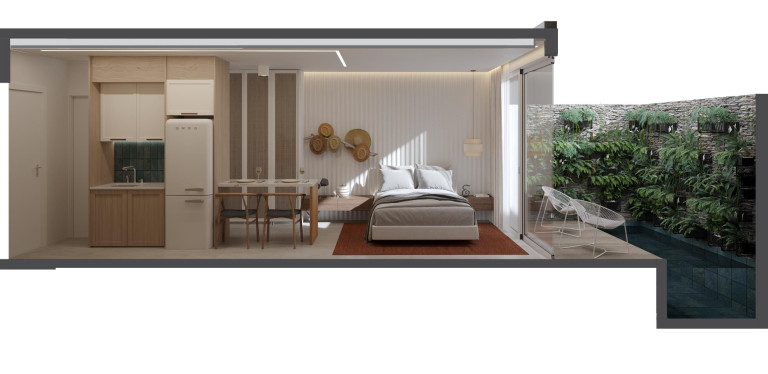 Imagem Apartamento com 1 Quarto à Venda, 19 m² em Praia do Cupe - Ipojuca