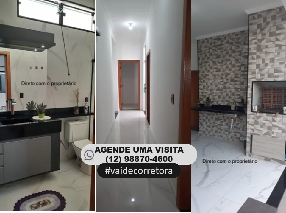 Imagem Casa de Condomínio com 3 Quartos à Venda, 146 m²em Parque São Luís - Taubaté