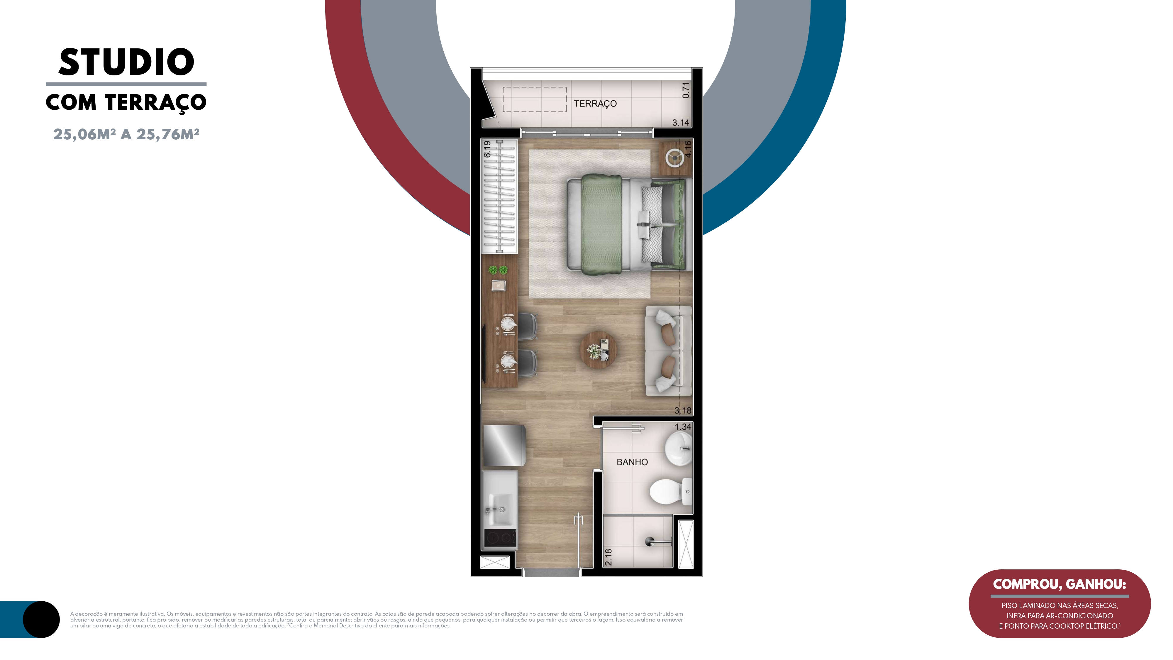 Imagem Apartamento com 1 Quarto à Venda, 38 m²em Vila Buarque - São Paulo