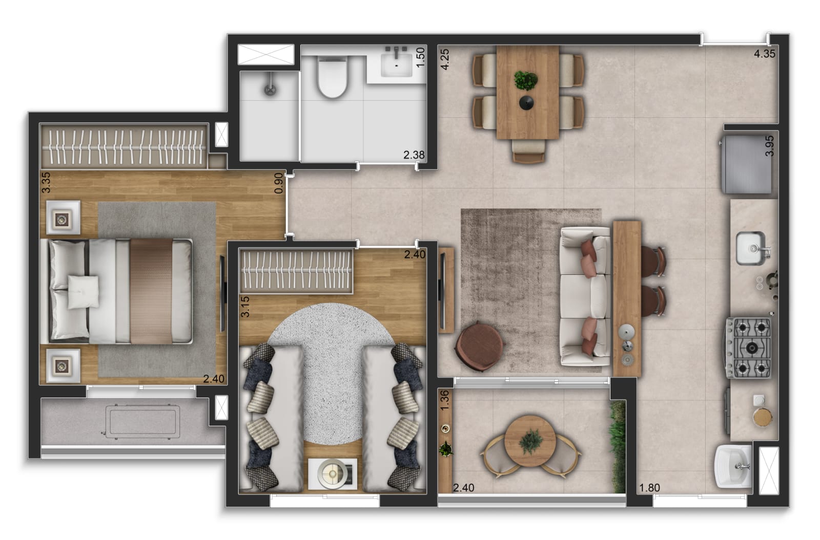 Imagem Apartamento com 3 Quartos à Venda, 72 m² em Chácara Pavoeiro - Cotia Imagem Apartamento com 3 Quartos à Venda, 72 m² em Chácara Pavoeiro - Cotia