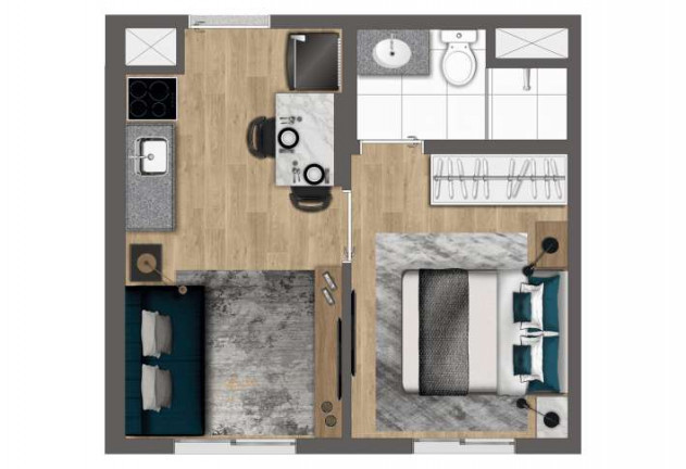 Imagem Apartamento com 1 Quarto à Venda, 34 m² em Butantã - São Paulo