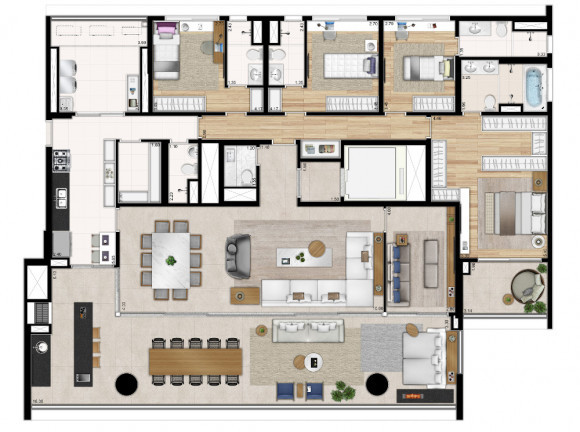 Imagem Apartamento com 4 Quartos à Venda, 271 m² em Sumarezinho - São Paulo Imagem Apartamento com 4 Quartos à Venda, 271 m² em Sumarezinho - São Paulo