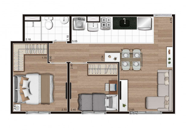 Imagem Apartamento com 2 Quartos à Venda, 40 m² em Vila Pirituba - São Paulo Imagem Apartamento com 2 Quartos à Venda, 40 m² em Vila Pirituba - São Paulo