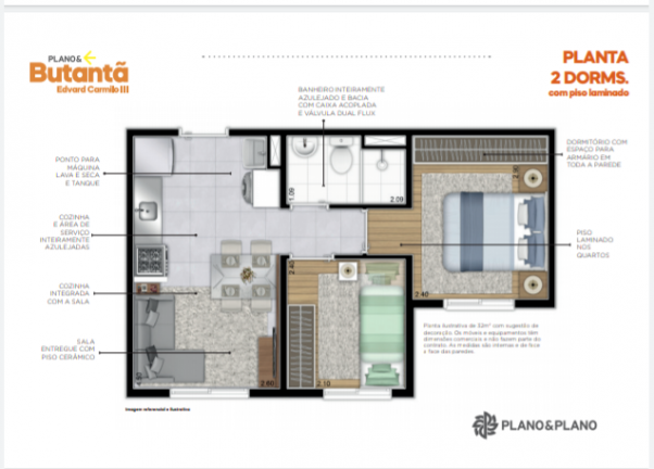 Imagem Apartamento com 2 Quartos à Venda, 32 m² em Jardim Celeste - São Paulo