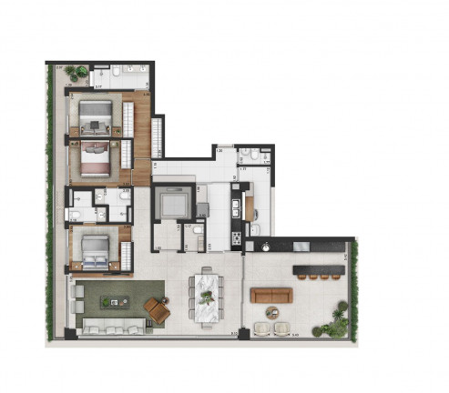 Imagem Apartamento com 4 Quartos à Venda, 197 m² em Indianópolis - São Paulo Imagem Apartamento com 4 Quartos à Venda, 197 m² em Indianópolis - São Paulo
