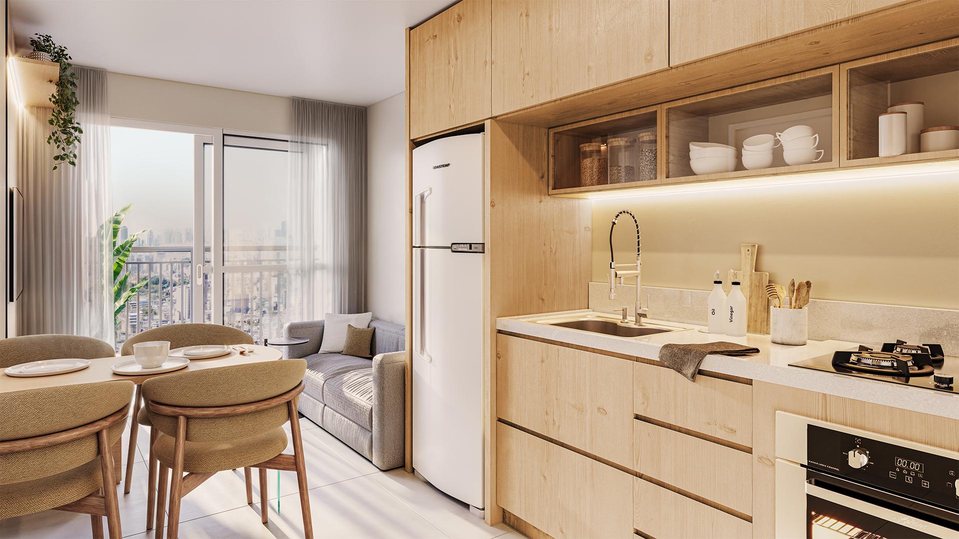 Imagem Studio com 1 Quarto à Venda, 27 m² em Barra Funda - São Paulo Imagem Studio com 1 Quarto à Venda, 27 m² em Barra Funda - São Paulo