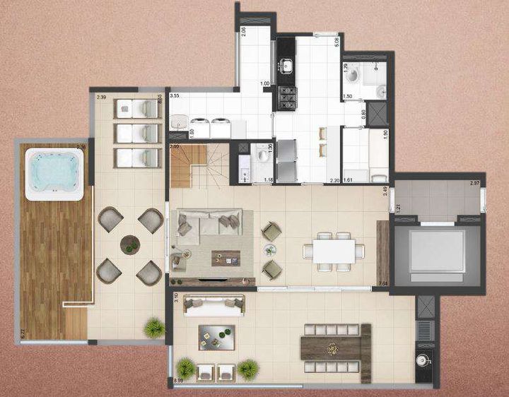 Cobertura com 3 Quartos à Venda, 241 m² em Vila Leopoldina - São Paulo