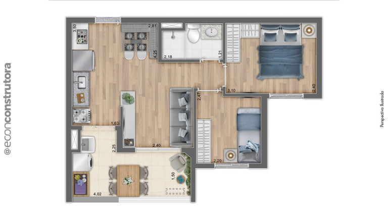 Imagem Apartamento com 2 Quartos à Venda, 44 m²em Vila Prudente - São Paulo