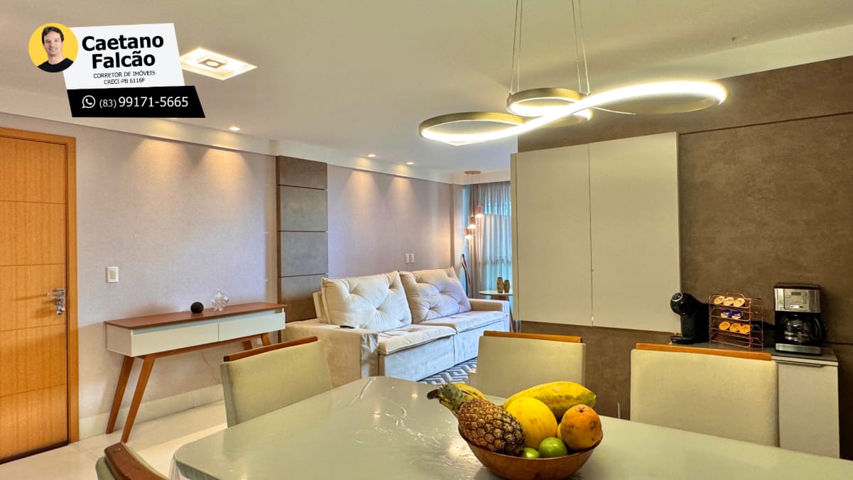 Imagem Apartamento com 3 Quartos à Venda, 160 m²em Bessa - João Pessoa