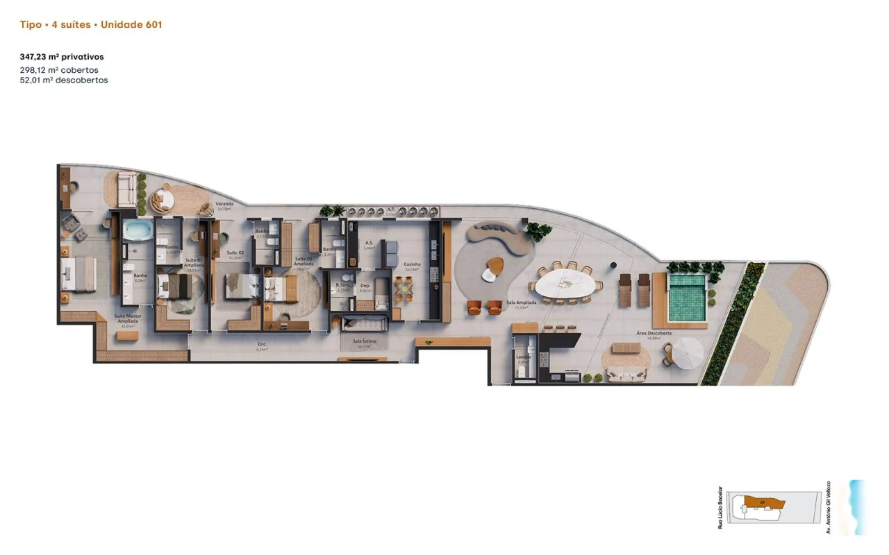Imagem Apartamento com 4 Quartos à Venda, 223 m² em Praia da Costa - Vila Velha