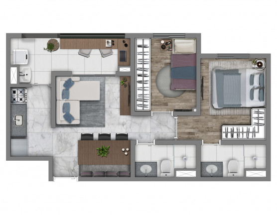 Imagem Apartamento com 2 Quartos à Venda, 40 m² em Belenzinho - São Paulo