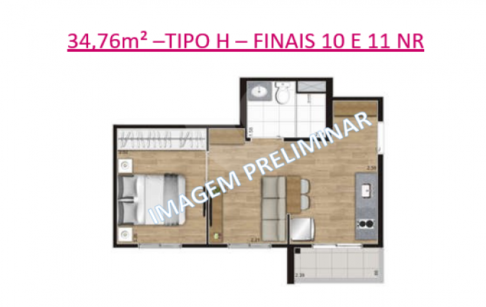 Imagem Apartamento com 2 Quartos à Venda, 42 m² em Belenzinho - São Paulo Imagem Apartamento com 2 Quartos à Venda, 42 m² em Belenzinho - São Paulo