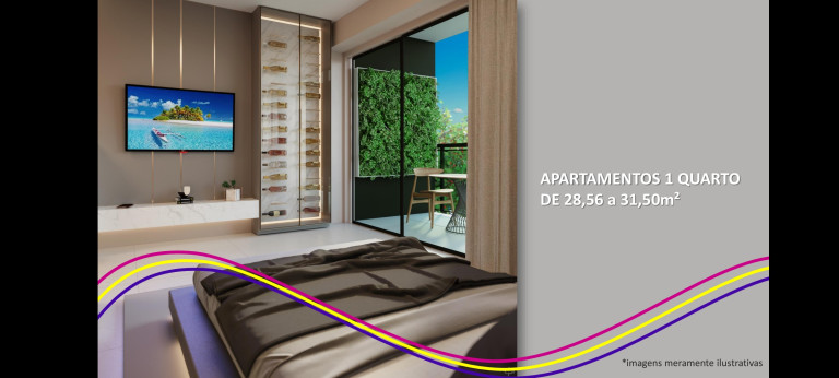 Imagem Apartamento com 1 Quarto à Venda, 28 m² em Muro Alto - Ipojuca Imagem Apartamento com 1 Quarto à Venda, 28 m² em Muro Alto - Ipojuca