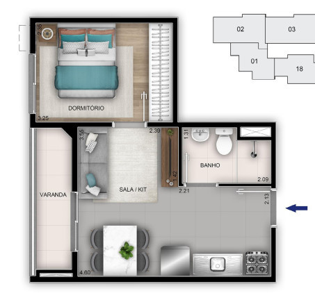Imagem Apartamento com 1 Quarto à Venda, 31 m² em Centro - Niterói Imagem Apartamento com 1 Quarto à Venda, 31 m² em Centro - Niterói